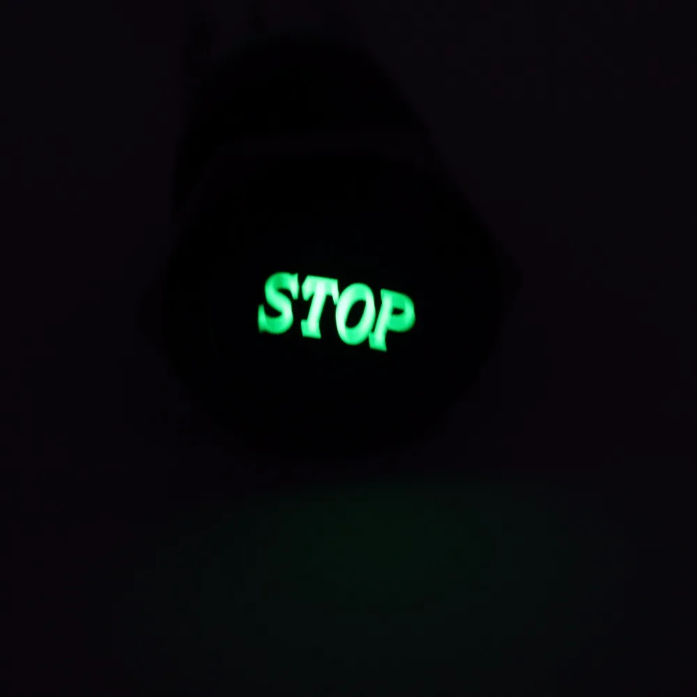 19 мм металлический оксидированный черный кнопочный переключатель Светодиодная