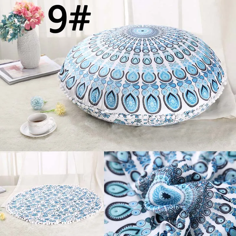 Varmhus новые большие напольные Подушка Чехол в виде индийской мандалы печать