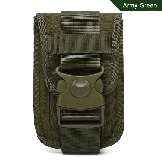 Army Green Открытый военный MOLLE Admin Чехол тактический мульти телефонные чехлы Карманный Кемпинг поясной ремень EDC чехол для Iphone 7 Plus samsung - Цвет: Army Green