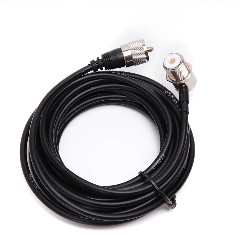 Удлинительный коаксиальный фидерный кабель RG58 5 м 16 4 фута для Baofeng TYT QYT KT-7900D Baojie