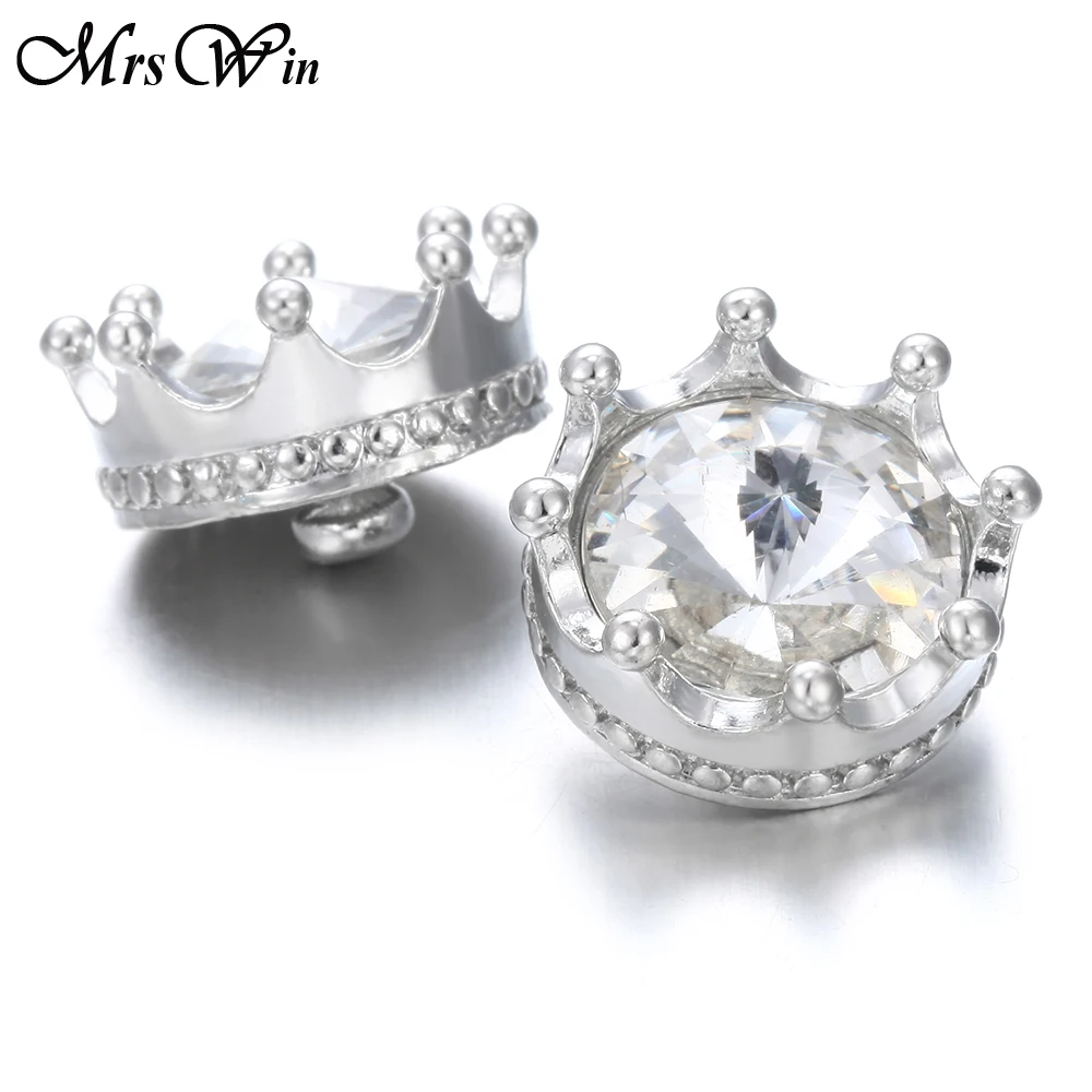 6 шт./лот новинка ювелирное изделие на кнопках высокое качество Корона из горного