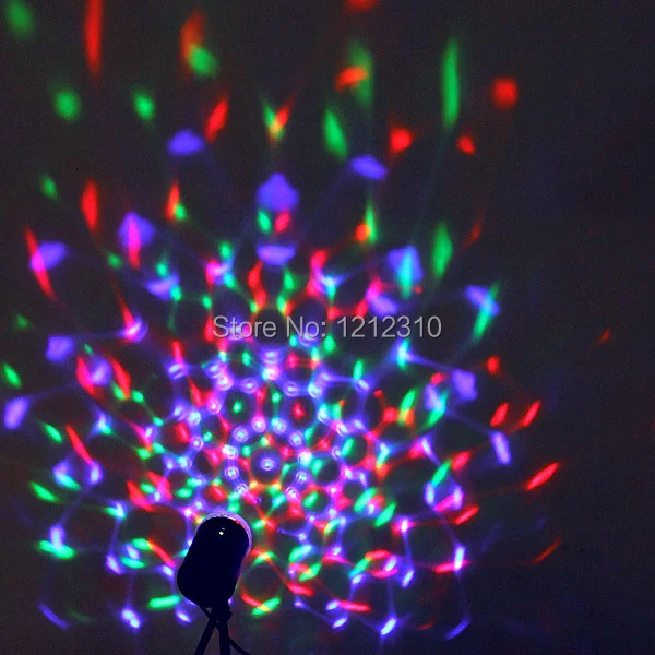 ЕС/США Plug RGB 3 Вт кристалл магический шар лазерное сценическое освещение для вечерние диско DJ Бар лампы освещение шоу