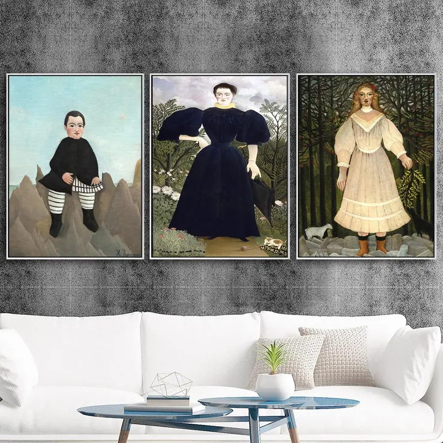 Home Decoration Print Canvas Art Wall Pictures Poster Printings Paintings French Henri Rousseau Carnival Night | Дом и сад