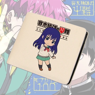 5 Гибельная жизнь Saiki K. Косплей кошелек Saiki Kusuo маленький кошелек держатель для карт деньги Cartera Hombre сумка мужской клатч - Цвет: 5