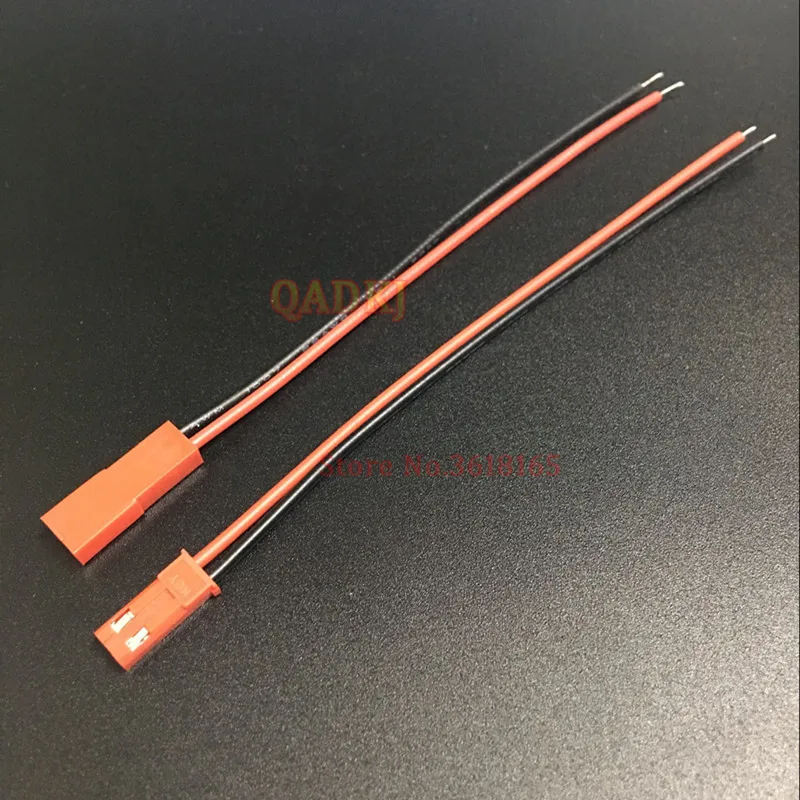 10 Sets 150mm JST Cable Connector 2P Male Female Plug jack for RC Battery 2 Pin Plus with Terminals E-Bike boat LCD LED | Электроника