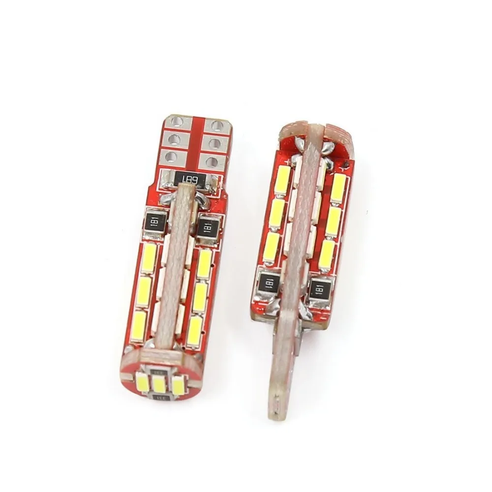 

2 xBright White W5W 5W 27x 4014 TURBO LED CANBUS* 12V T10 501 CANBUS Sidelights Bulbs