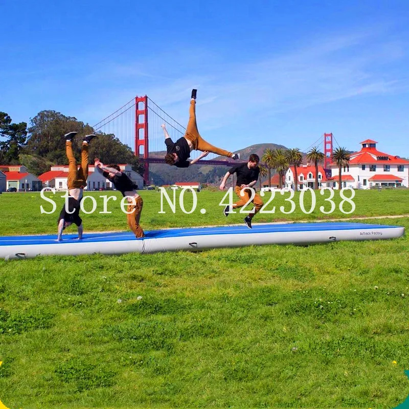 Дешево Бесплатная доставка 6x1x0,2 м надувной воздушный трек коврик для продажи по Заводской Цене китайский батут надувная воздушная дорожка