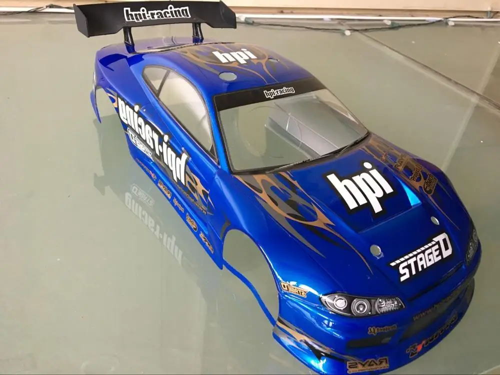 Оригинальный HPI 1/10 on road blue body RS4 3 Evo forHPI SPRINT 2 1969 FW06|Детали и аксессуары| |