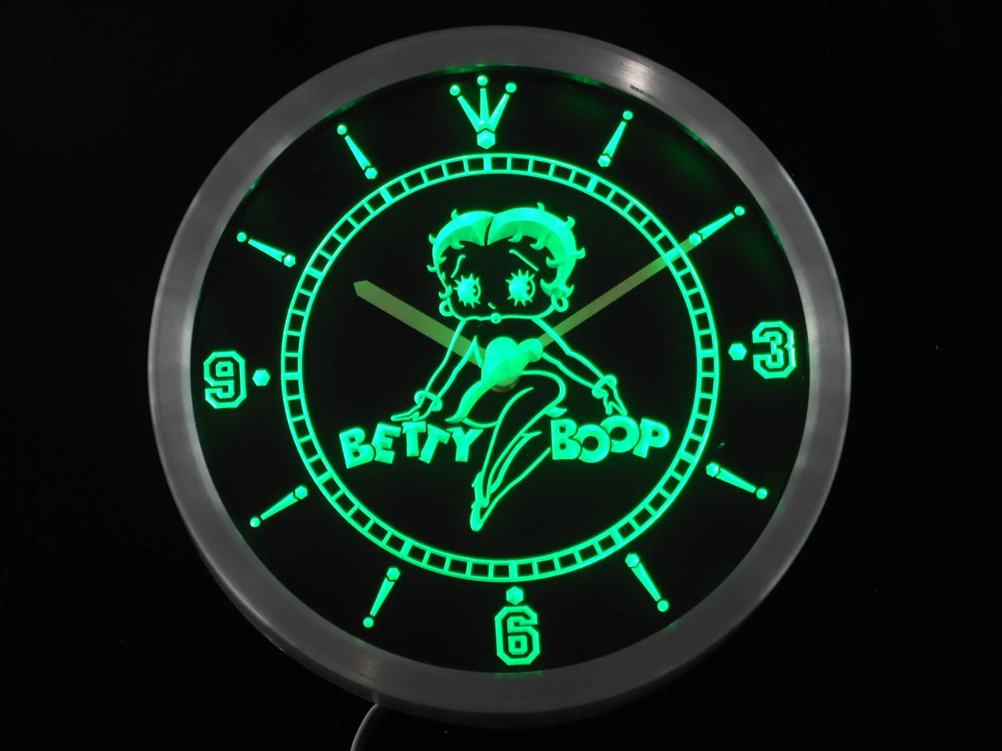 

nc0233 Betty Boop Neon Light Signs LED Wall Clock