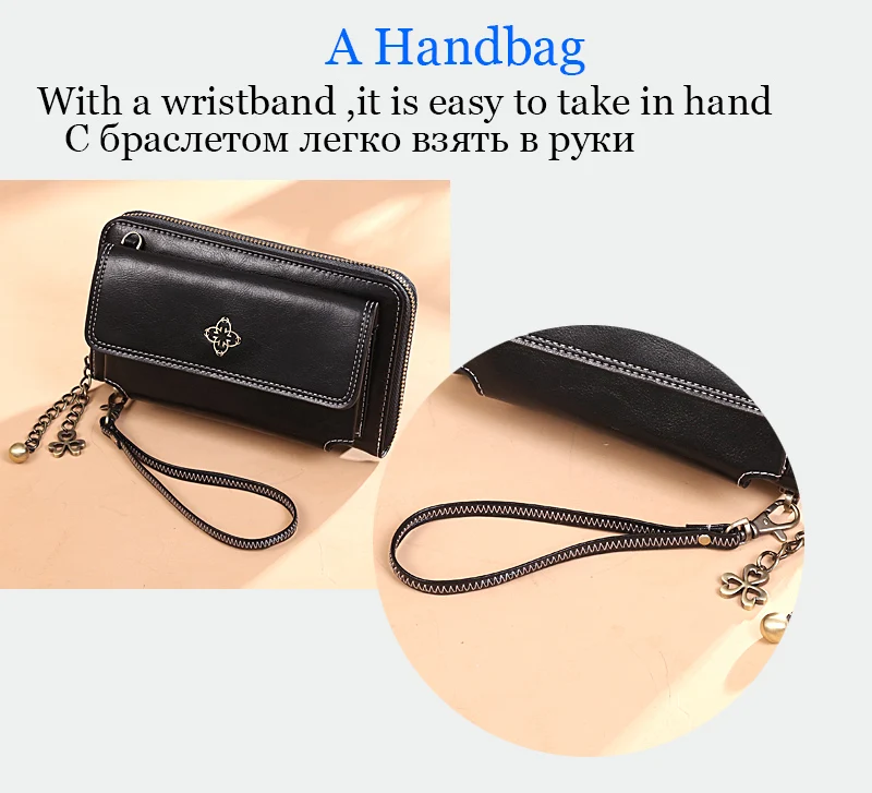 Роскошный кошелек для телефона Lee Princess, женский длинный с 2 карманами, напульсник, плечевой ремень, Дамский кошелек, высокое качество, тонкие женские кошельки