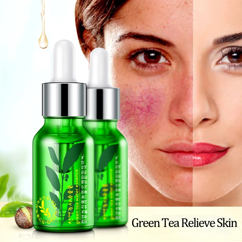 Увлажняющая эссенция ROREC Green tea seed для лица увлажнение Элитная жидкость мягкий и