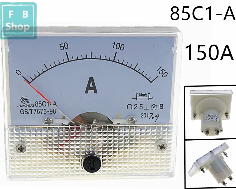 1 шт. 85C1-A 100A 150A 200A 250A 300A 400A 500A DC аналоговый измеритель Панель усилитель тока амперметры датчик