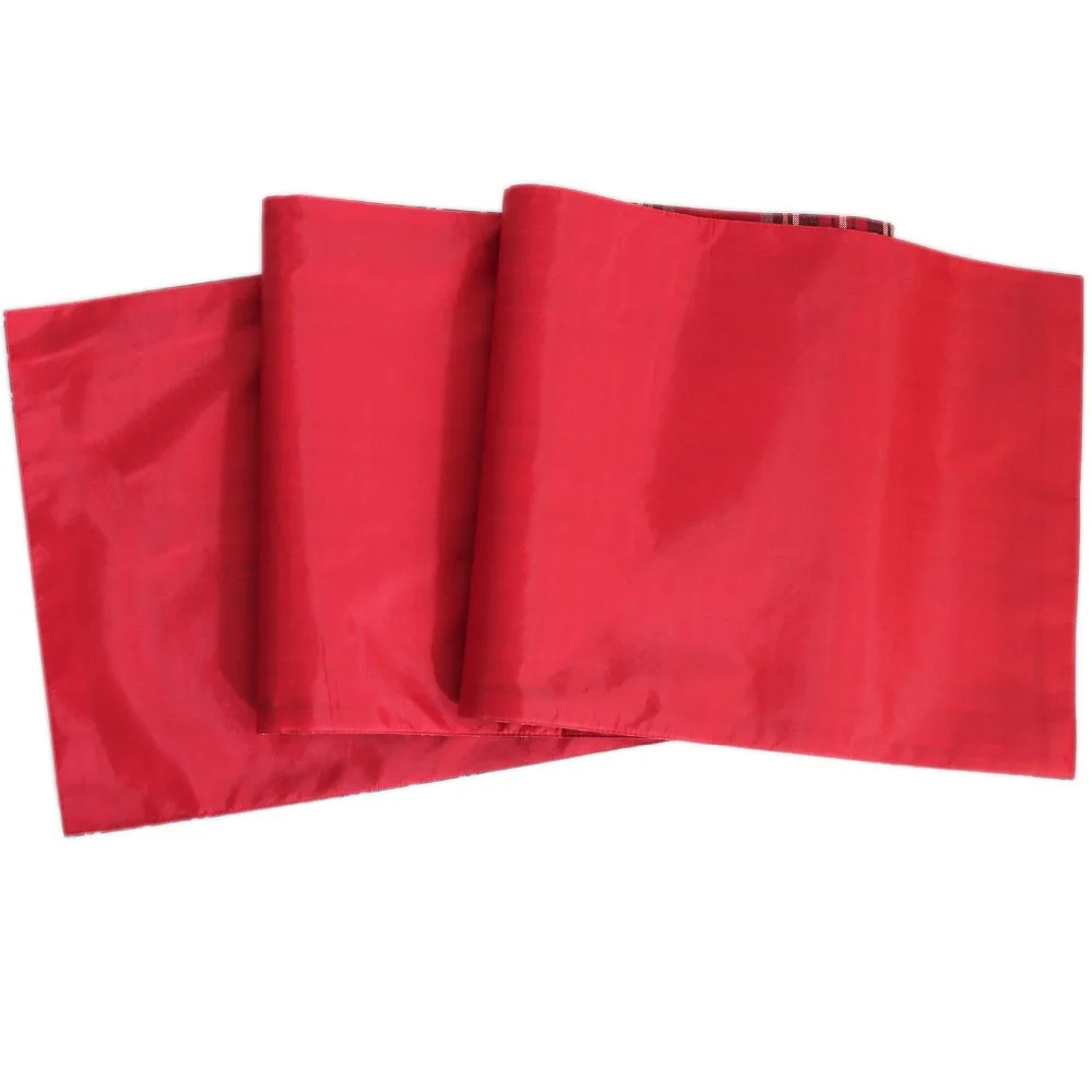 Бесплатная доставка акция скатерть из 100% полиэстера в шотландскую клетку|table runner