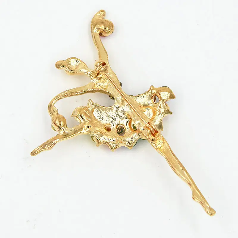 Сверкающий Кристалл Стразы балетная брошь &quotБалерина&quot булавка для женщин