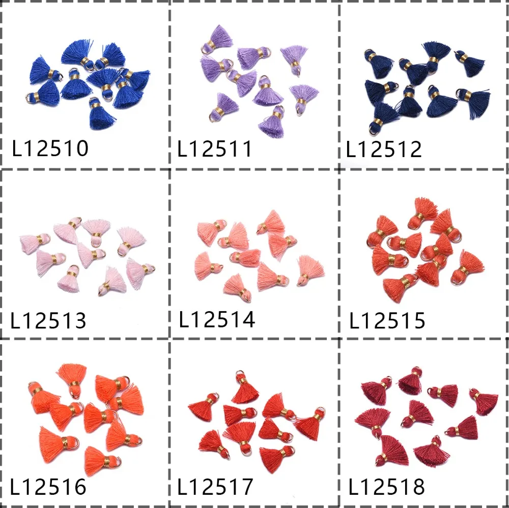 Кисточки CHENGRUI L125 1 5 см кисточки из хлопка мини ручная работа фурнитура для