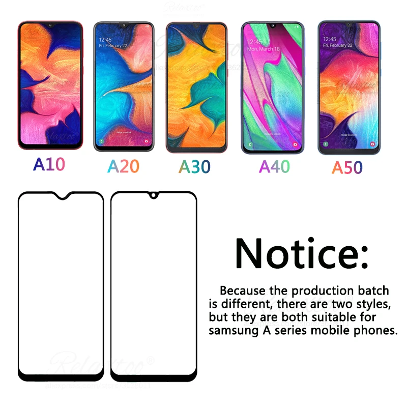 Защитное стекло для samsung Galaxy A20 A20E, защита экрана, закаленное защитное стекло для samsung A 20 A205F, полное покрытие, пленка 9H