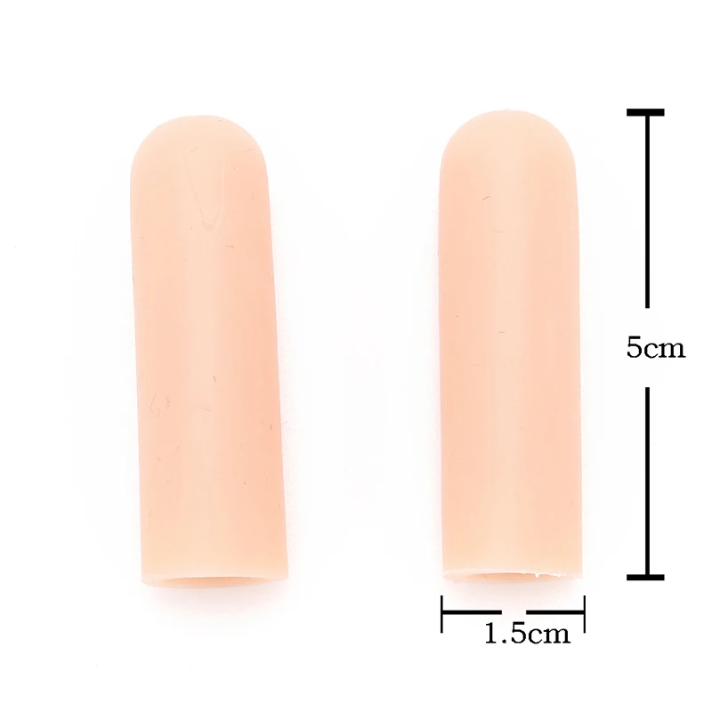 Фото 1 пара портативная силиконовая трубка для пальцев Уменьшает трещины кожи от