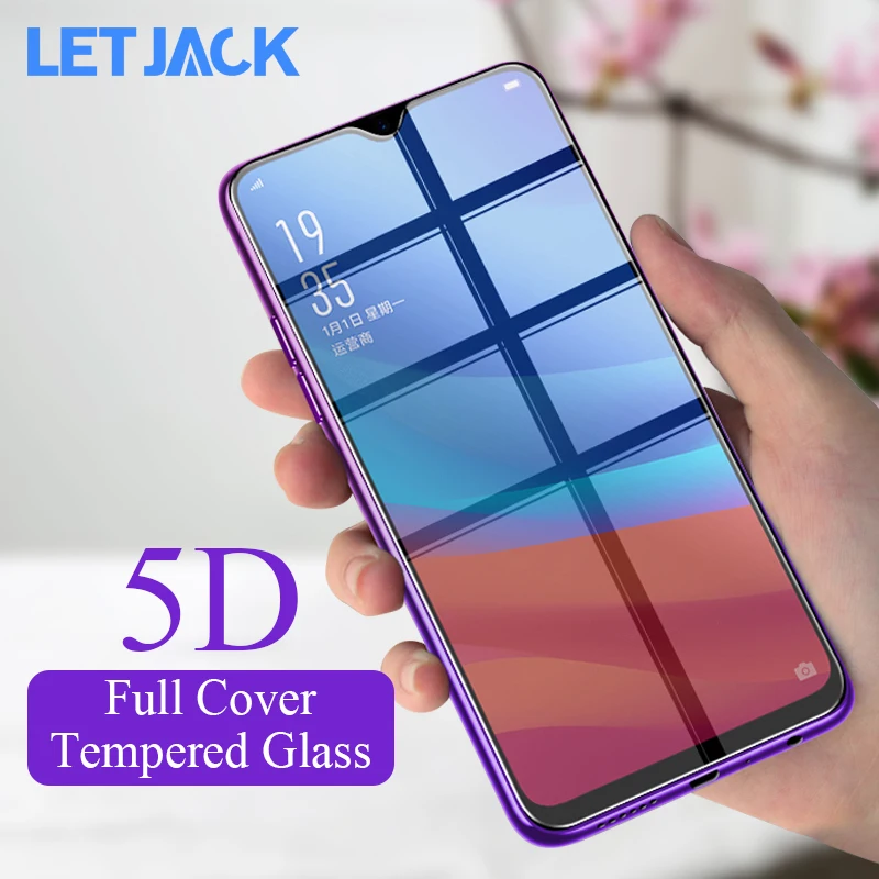 5D Edge Защитное стекло для экрана OPPO A7X Pro Полное покрытие изогнутое закаленное RX17 Neo