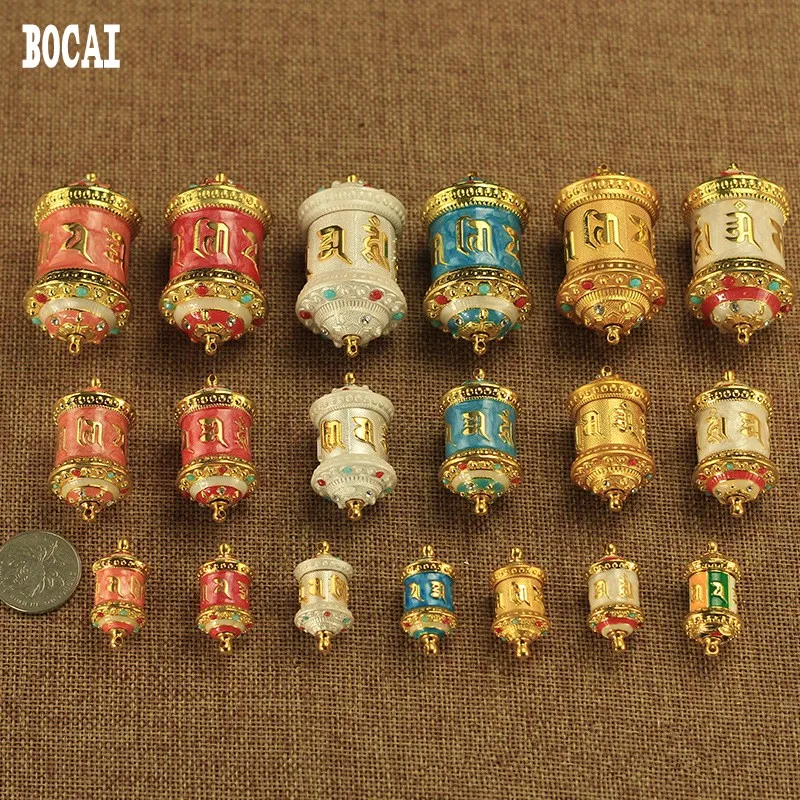 Bocaihung подвеска Leng Yan Dharani Ga в черной коробке для устранения злого описания