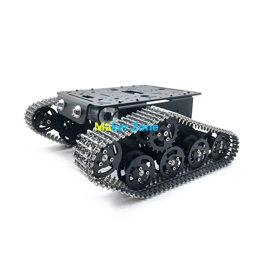 T300-MT серебра Алюминий сплав умный Танк шасси автомобиля/эксперимент платформа с сервоприводы система автоматического управления ", робот-манипулятор установочный интерфейс