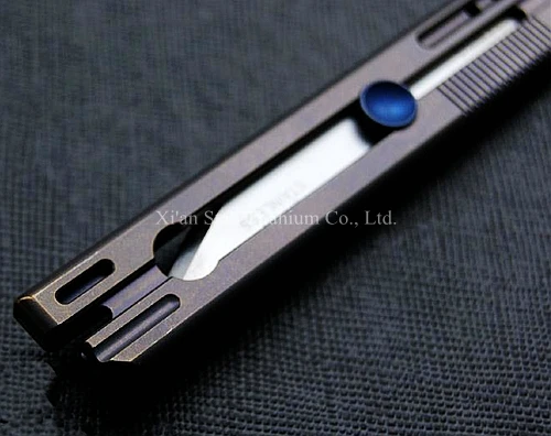 Titanium TC4 мм нож 110 мм/81 длинные одной рукой операции Весна резак для повседневного