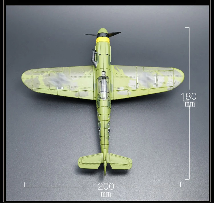 6 шт./компл. WW2 военный истребитель BF-109 самолет модель здания Наборы 4D Германии самолет кирпичи масштабная модель подарки на день рождения для мальчиков