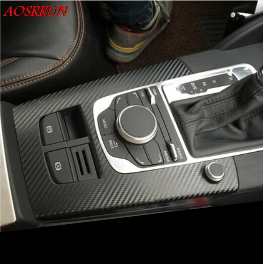 Наклейка из углеродного волокна рамка переключения передач автомобиля
