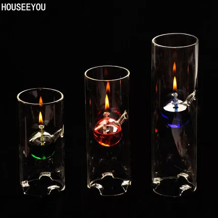 Креативный подсвечник прозрачные стеклянные подсвечники масляные свечи