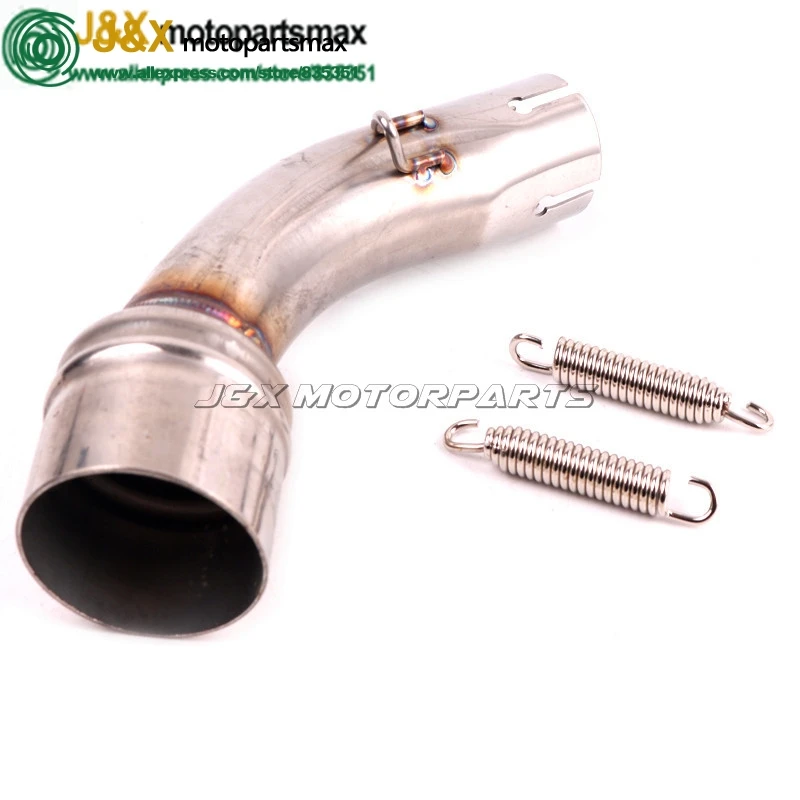 YZF-R3 выхлопная контактная средняя труба мотоцикла для YAMAHA R3 2015-2016 без застежки |