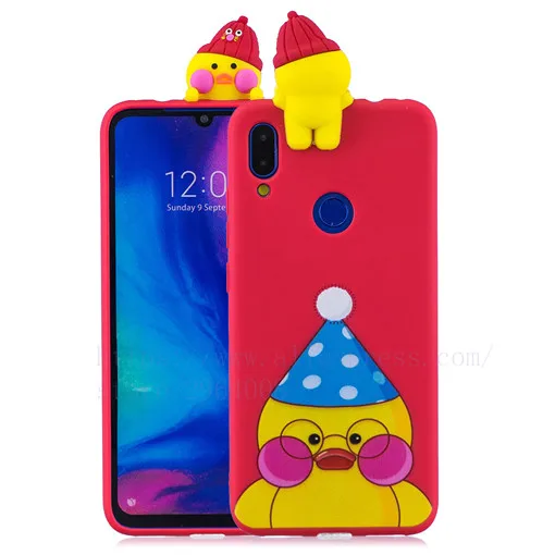 Чехол TRISEOLY для Xiaomi Redmi Note 7, силиконовый чехол с изображением животных для Redmi 7 Note 7 Pro, с 3D рисунком, для защиты Xiomi Note7 6,3