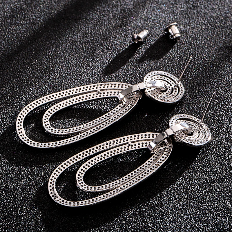 Женские серьги подвески GAOLA модные роскошные с кубическим цирконием ювелирное