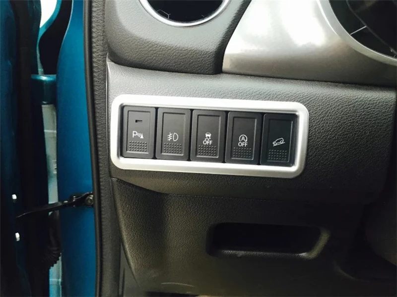 Для 2015 2016 Suzuki Vitara ABS хромированные внутренние противотуманные светильник рамка