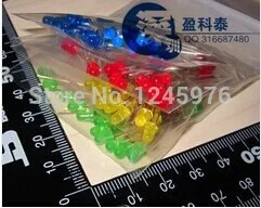 

Бесплатная доставка 1000 шт. 3 мм RGB 7 цветов медленная вспышка светодиодные светоизлучающие диоды (светодиодный ы) новые продукты и ROHS