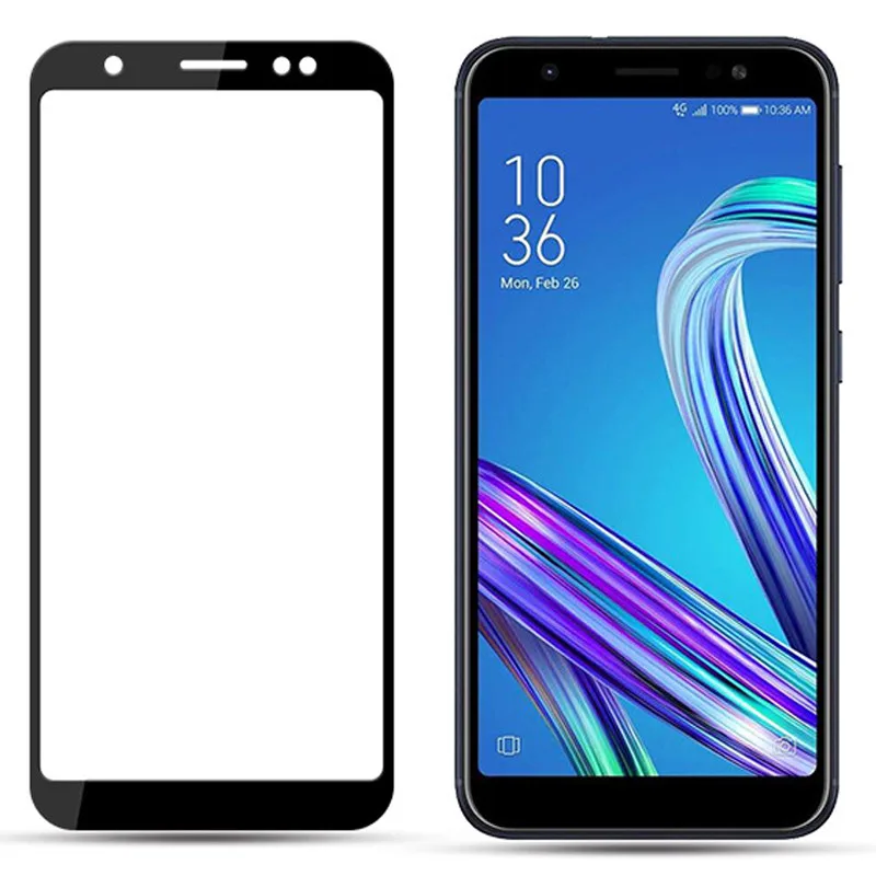 Для Asus ZenFone Max M1 ZB555KL полное покрытие 3D защитная пленка из закаленного стекла 9h на ZB