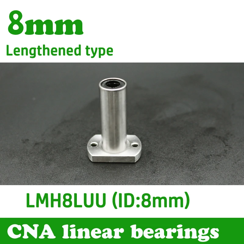 Hot sale 1 pc LMH8LUU 8mm long type flange linear bearing CNC Linear BushBush