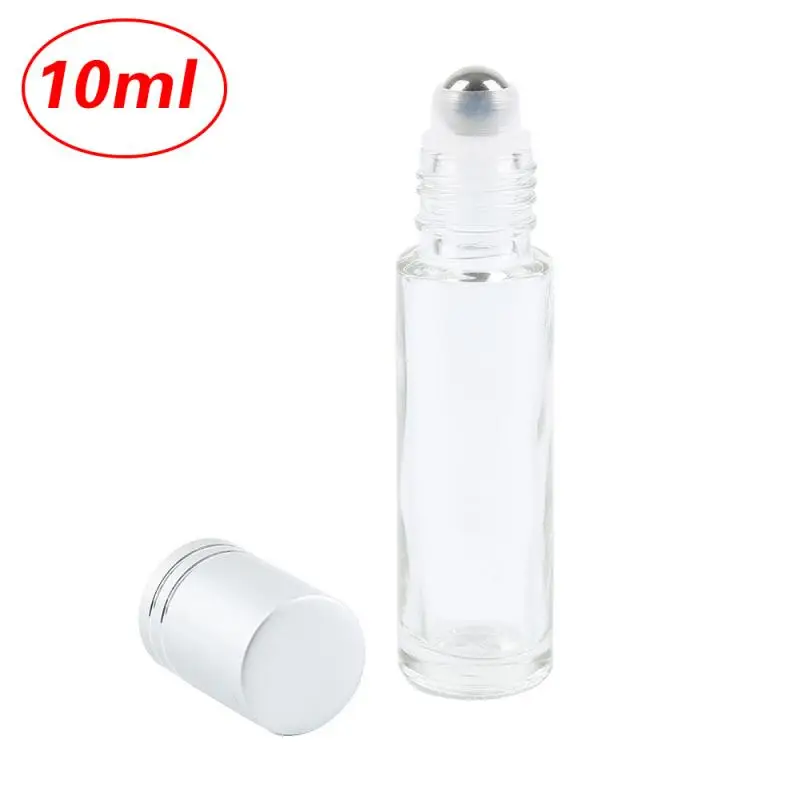 1pc 10ml Aihogard 5 шт. 10 мл градиентный цвет толстое стекло рулон на эфирное масло пустые флаконы для духов роликовые шарики прочные дорожные бутылки - Цвет: 1pc 10ml