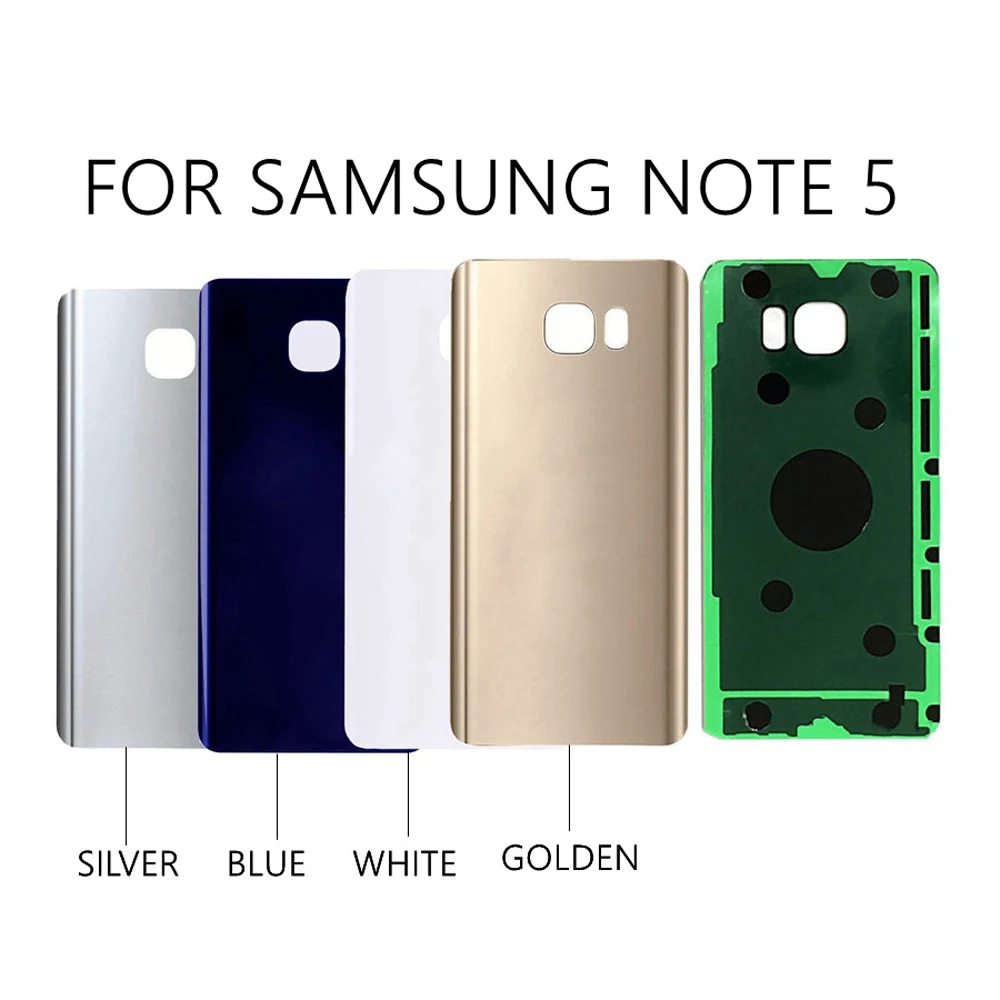 Замена Батарея Дверь чехол для samsung Galaxy Note 5 V N920 N920F сзади Панель задняя крышка с