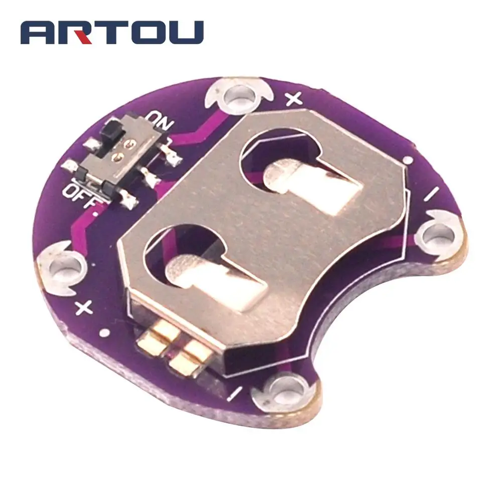 Держатель для аккумулятора LilyPad CR2032 модуль крепления батареи arduino Комплект