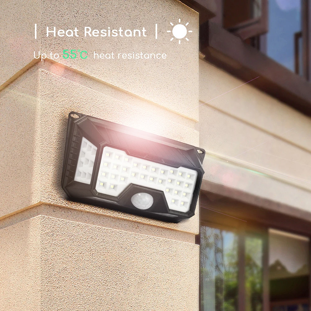 66 LED Solar Light Outdoor Lamp PIR Motion Sensor Wall Waterproof Powered Sunlight For Garden Decoration | Лампы и освещение