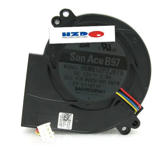 Вентилятор охлаждения sanyo 9 7 см 9BMB12P2K12 9733 12 В 3 4a 9BMB12P2K019 9BMB12P2J619 | Компьютеры и офис