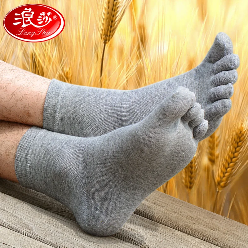 100% хлопок, Осень-зима, мужские носки с носком, 6 шт. от AliExpress RU&CIS NEW