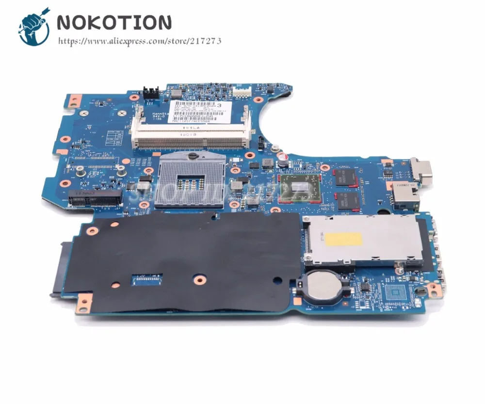 Материнская плата NOKOTION для ноутбука HP Probook 4530s 4730s 670795-001 658343-001 материнская HM65 DDR3