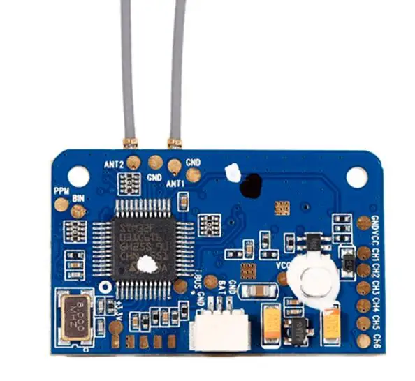 

Flysky FS X6B Receiver AFHDS 2A System Transmitter 2.4G 6 Channel w/ Voltage Sensor