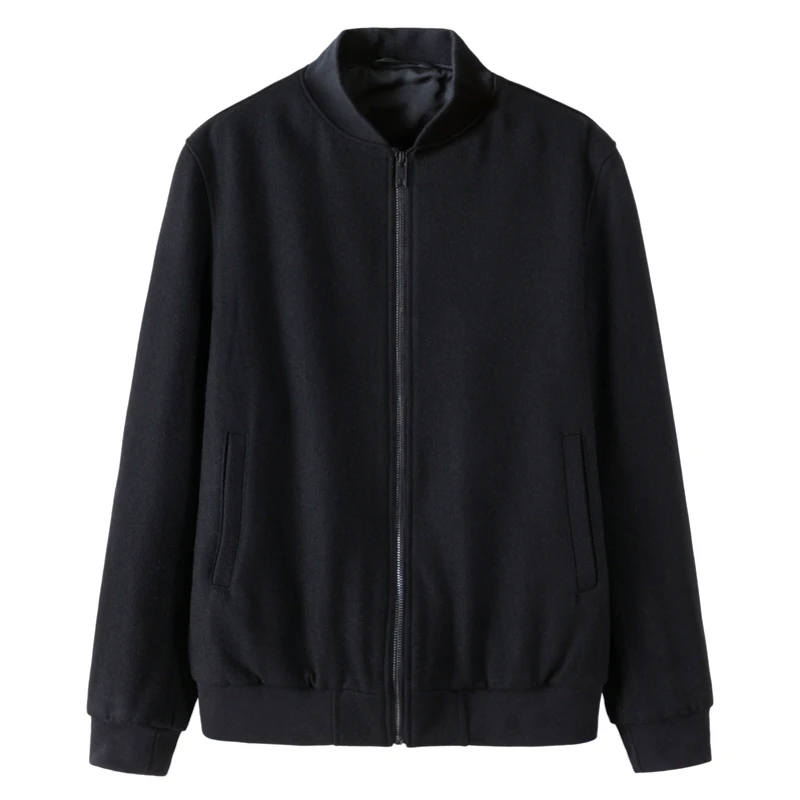 Мужская шерстяная бейсбольная куртка SEMIR на молнии Спортивная мужская с косым