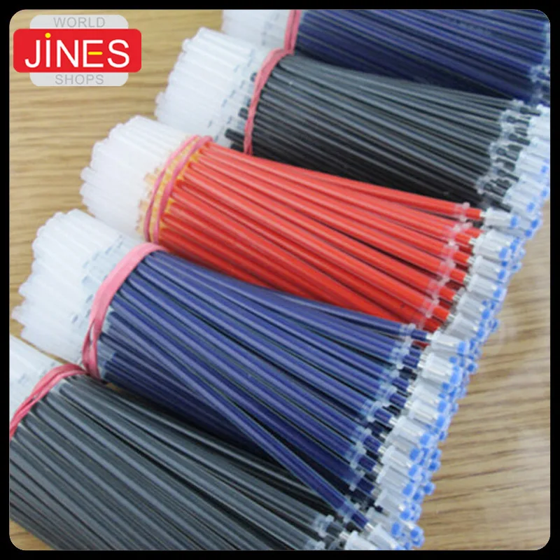 Стержни гелевые для ручек стержни 100 шт./лот|office & school supplies|gel ink pengel pen refill |
