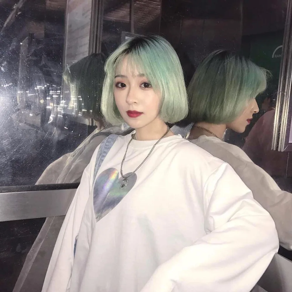 Корейский ulzzang Милая футболка для Для женщин японский Harajuku Стиль лазерной сердце