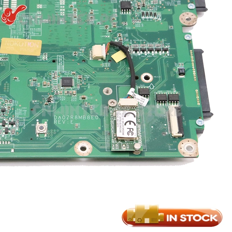 NOKOTION материнская плата для ноутбука acer ASPIRE 5553G MBPV706001 MB. PV706.001 DA0ZR8MB8E0 HD5000 DDR3 Бесплатный процессор полностью протестирован
