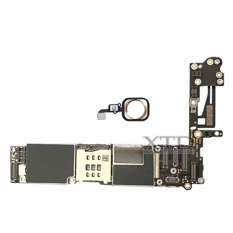Для iPhone 6 4,7 дюймов материнская плата разблокировка материнская плата с Touch ID полная функция оригинальная IOS установленная материнская плата