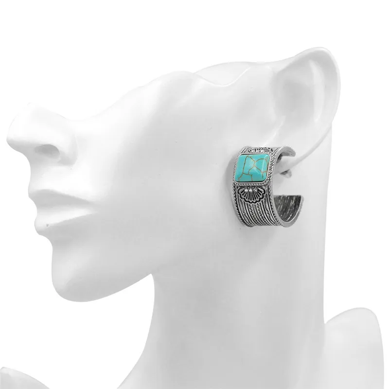 Женские серьги-гвоздики в богемном стиле | Украшения и аксессуары