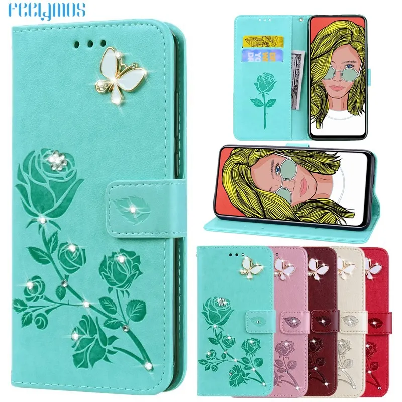 Кожаный флип чехол для huawei p smart z откидной Чехол Y5 II Honor 10 i lite 20i 20 pro y9 prime 2019